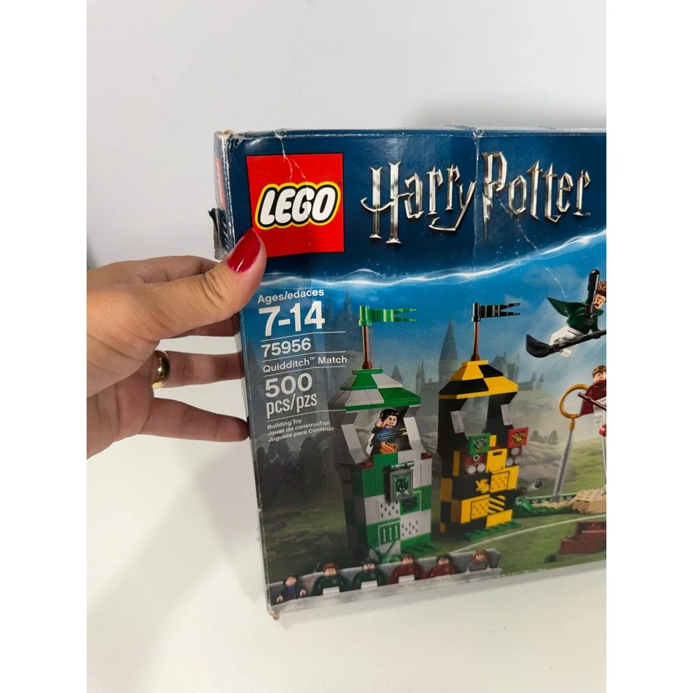 LEGO Harry Potter Quidditch Match 75956 Building Kit w Minifigures 99% complete